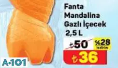 FANTA MANDALİNA GAZLI İÇECEK 2,5 L